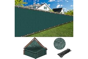 ASMIZ Privacy Fence Screen 2 m x 10 m Garden Privacy Fence Panels Covering Chain Link Garden Fence Heavy Duty Garden Windscreen Fencing Mesh for Garden Pergola Patio Plants Chicken Coop Outdoor (Green)