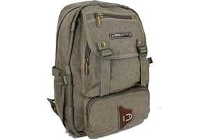 AOKING T115 - Mochila de senderismo grande (35 L, 32 x 48 x 22 cm), color verde caqui, verde