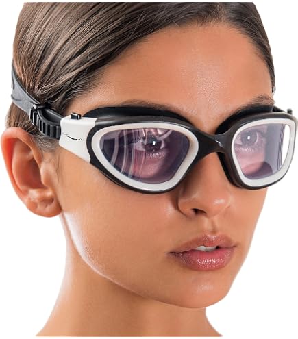 AQASKIN Lunettes De Natation Professionnelles Anti-buée - Modèles Skin, Viper, Comfort, Fast, Power, Just, Like, Pont Nasal Réglable, Sans PVC, Adultes/enfants