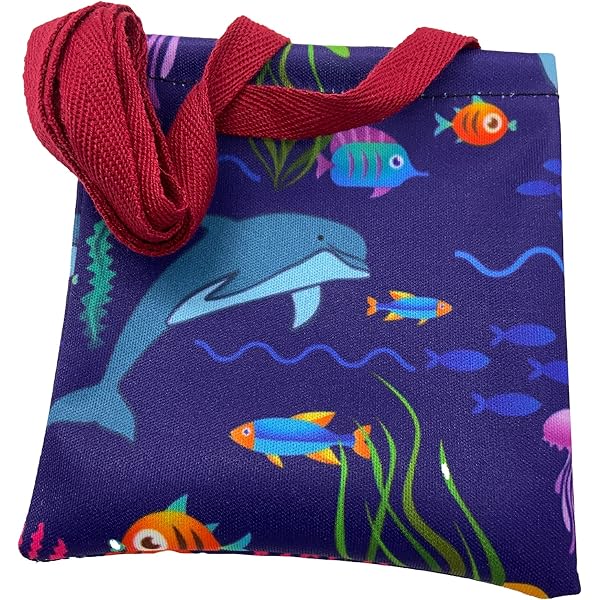 Hickman Line/Central Line With Clip And Zipper - Protective Wiggly Bag Pouch (MONSTERS 10 X 10cm