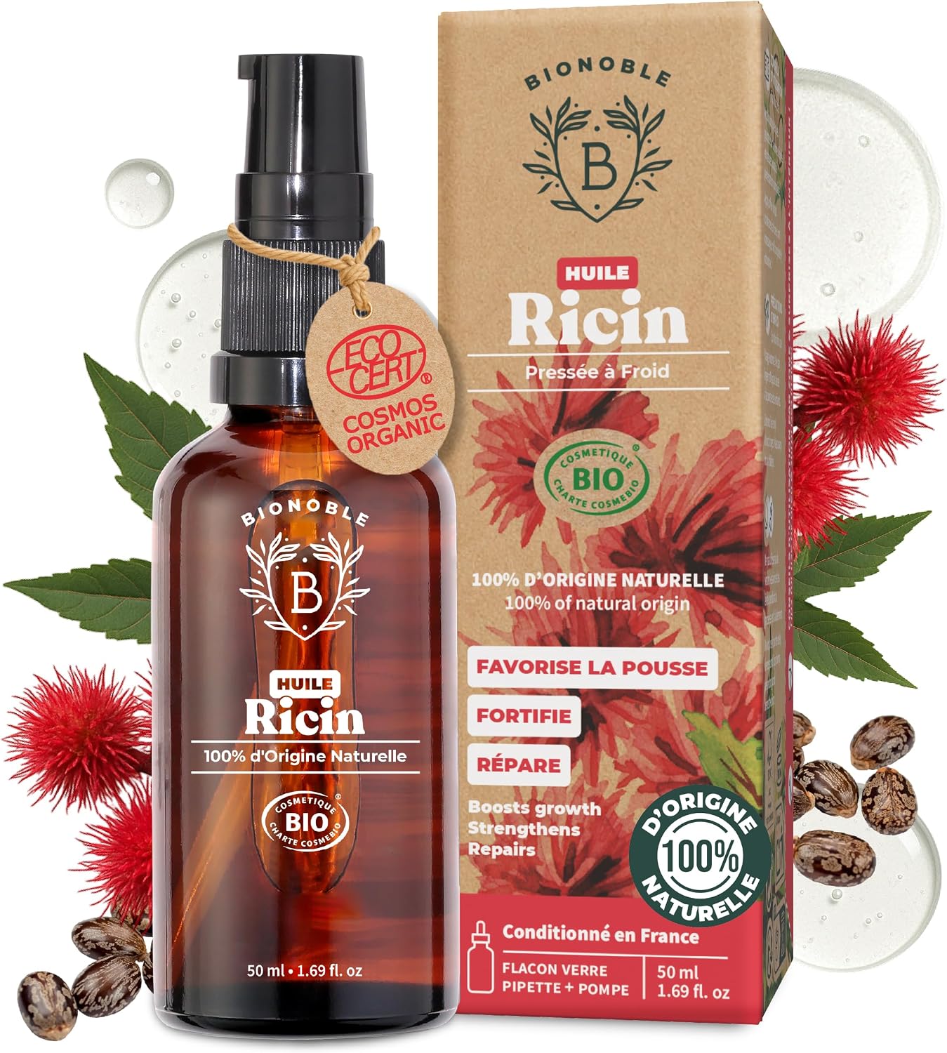 Avis d'Expert & Test Approfondi : BIONOBLE Huile de Ricin Bio - Pour Cheveux Ba (Sélection)