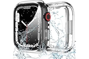 Diruite Etui Ochronny do Apple Watch Series 6/5/4/SE 44mm Screen Protector,HD Szkło Hartowane Odporność Zarysowanie Case do iWatch 44mm Panzerfolie Cover