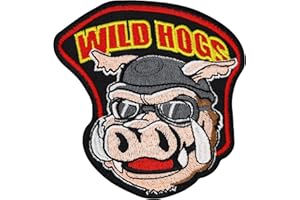 Wild Hogs Wild Boar Motorcycle Movie MC Biker Patch Sew-On / Iron-On Patch