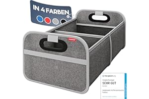 Heldenwerk Borsa pieghevole per bagagliaio con velcro antiscivolo organizer scatola auto la spesa rinforzata e