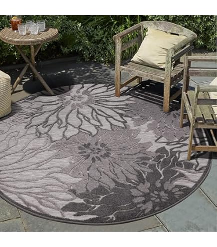 LAZZARO buitentapijt 180x180 cm - Groen - Vloerkleden