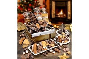 ‎LEBKUCHENWELT LEBKUCHEN WELT Festliches Allerlei Geschenkpaket ca. 1.750g Lebkuchen-Paket Weihnachtliche Geschenkbox Geschenkset Lebkuchenmischung Geschenke Gebäckmischung Präsent-Box