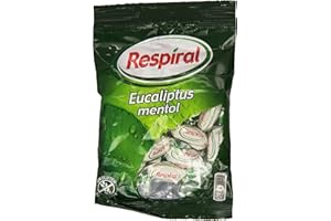 POIGET Respiral - Eucaliptus mentol - Caramelo duro refrescante - 60 g