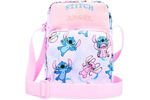 Disney Stitch Handbag for Girls Cross Body Bag Teens with Adjustable Strap for Shopping Days Out Holiday School Frozen Gifts for Girls