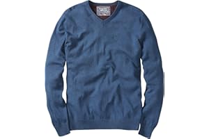 Charles Wilson Men's Fine Knit Cotton V-Neck Jumper