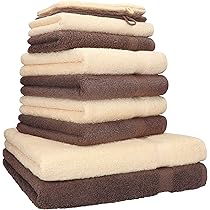 Zofty 10 Pack Handdoekenset Bruin - 2 Badhanddoeken, 2 Handdoeken en 6 Washandjes - Hotelkwaliteit en Spa Handdoeken Zofty 10 Pack Handdoekenset Bruin - 2 Badhanddoeken, 2 Handdoeken en 6 Washandjes - Hotelkwaliteit en Spa Handdoeken