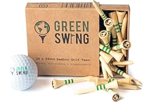 Green Swing Camisetas de Golf clásicas de bambú Tees, Unisex