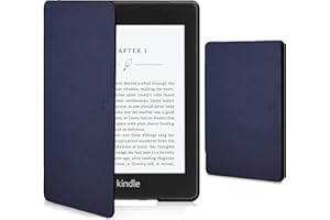 Forefront Cases Etui do Kindle Paperwhite 2018 - Lekkie Kindle Paperwhite Etui, Konstrukcja Skorupowa - Granatowy - Smukłe i Lekkie, Automatycznie Budzi/Spać, Ochronne Kindle Paperwhite (10. Generacja - 2018) Etui, Okładka