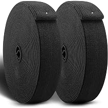 Élastique Couture 20 Mètres X 20 Mm - 100% Polyester, Blanc, Souple Et Résistant, Pour Vêtements, Pantalons, Perruques, Garantie à Vie