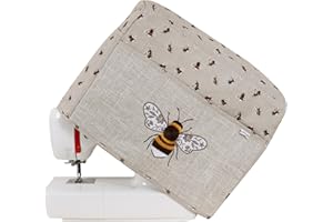 Hobby Gift Exclusive Sewing & Embroidery Machine Cover with Pockets, Dust, for Most Standard Machines Singer Brother, Bee