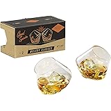 Gentlemen' s Hardware Dondolo Bicchieri da Whisky, 11 fl. oz, Argento, Set di 2