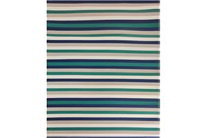 LEDSA MART Indoor/Outdoor Reversible Plastic Rug | Perfect for Patio, Decking, Terrace, Balcony, Hall, Kitchen, Garden, Picnic | UV, Stain And Water Resistant | (Blue & White, 120x180cm)