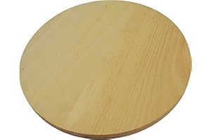 WOODEN WORLD Planche à découper ronde en bois double face 20 cm