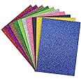 Lakeer Glitter Sparkles Foam Sheet - 2 mm Thick 10 Different Color, A4