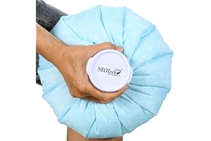 NEOtech Care - Sacca per ghiaccio - coperchio superiore a vite per cold pack - riutilizzabile e flessibile (Neve, 28cm)
