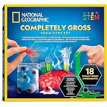 National Geographic Lanciarazzi Ad Aria Con Luci LED – Gioco All'Aperto Per Bambini, Volo Fino A 30,5 Metri