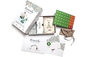 NANAKI Juego de Yoga para Niños 'The Yoga Game for Kids & Frogs' - 3 Juegos de Cartas para Todas Edades - 36 Cartas de Posturas, Reglas, Manual, Fichas y Caja A5 - Bilingüe Español/Inglés