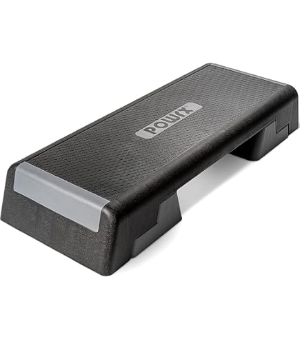 Stepper TechFit Regolabile 2 Livelli - Piattaforma Antiscivolo, 120 Kg Carico, Per Casa E Palestra