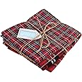 Trimits Tartan Craft Fabric Fat Quarter Bundle, Polyester, 54 x 45cm