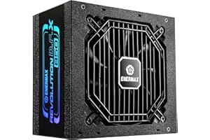 ENERMAX REVOLUTION D.F. X Alimentatore 850W ATX Completamente Modulare - Compatibile Con ATX 3.0 e PCIe 5.0-105°C Condensatori Giapponesi - Efficienza 80 PLUS Gold -ERT850EWT