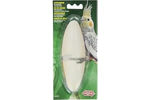 Living World Cuttlebone with Holder for Cage Bird, 6 to7-Inch, Large by Living World