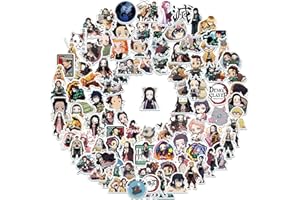 HYRTSSTF Autocollants anime démon dessin animé japonais autocollants anime stickers pour skateboard Bagages Snowboard Vélo Planche à Roulettes Décalcomanie pour Enfants Adolescents