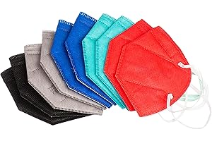 ProMedicalCare. Mundschutz FFP2 Maske farbig, Mundschutz Maske FFP2 bunt, Masken Mundschutz FFP2 (einzelverpackt)