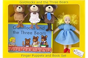 The Puppet Company - Traditional Story Sets - Goldilocks & the Three Bears Finger Puppet Set