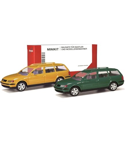 Herpa MiniKit 1:87 T4 Bus – Modello Da Montare In Scala, Verde Oliva E Blu Oltremare, Kit A Scatto Senza Colla, Collezionismo - 3