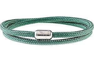 Wind Passion - Bracciale magnetico Paracord per uomo e donna - Corda nautica fatta a mano - Cordino Surfera estiva - Regalo di Natale
