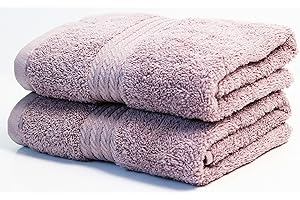 Bentley Priory Linens Hand Towels (2 PACK) for Bathroom Supreme Egyptian Hotel Range 500GSM Super Soft Cotton Pack of 2 Absorbent and Quick Dry Hand Towels Set 50 x 85cm (PURPLE MAUVE)