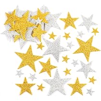 24 Goldene Kronen-Aufkleber Zum Aufbügeln – Glitzernd, 2,5 Cm, Selbstklebend Für Basteln & Karten