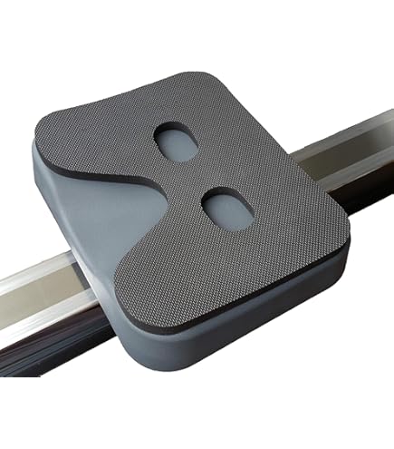 2 stuks roeiermat compatibel met model D Concept 2 roeimachine antislip en hoge dichtheid dikke vloermat voor thuis gym schuim vloer beschermende mat, zwart