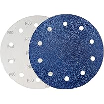 50 Stück Zirkon-Schleifscheiben – 178 Mm, Klett, Korn 120, Für Exzenterschleifer & Winkelschleifer