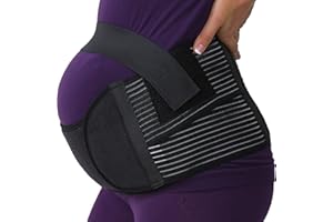 NEOtech Care - Cintura/fascia di sostegno per gravidanza maternità - schiena, addome, pancia - Carbone - XL