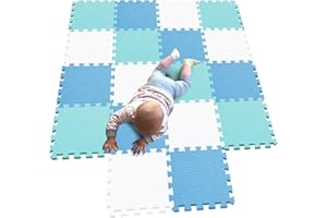 MQIAOHAM® 18 pezzi bambini giochi in schiuma per bambini tappetino ad incastro gioca a tappetini puzzle tappeto in schiuma G301018-101107108