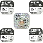 MAXELL 377 Pil G&uuml;m&uuml;ş Oksit 1,55V, 5X Tekli Blister