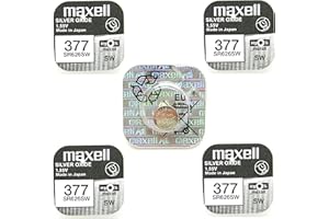 MAXELL 377 Batterie silberoxide 1,55V, 5X Einzelblister