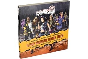 CMON Zombicide - Extension 9 Rue Morgue Game Tiles