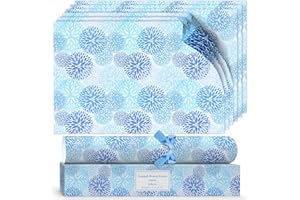 SCENTORINI Papeles de Cajones Perfumados de Fragancia de Algodón, Perfumada para Armario Gabinete, 36.5 x 50 cm, 6 Hojas Algodón Papel de Regalo