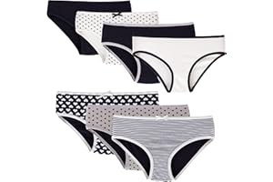 LOREZA ® 7 Mädchen Baumwolle Slips Unterhosen Unterwäsche 92-170