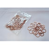 10x14x1 Mm 100 Stück DIN7603 FormA M10 Dichtung Deutsch 100 STÜCK