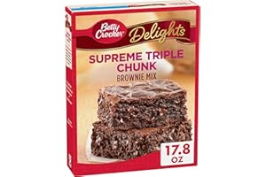 Betty Crocker Delights Triple Chunk Supreme Brownie-Mix, 505 ml