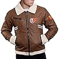 Warhammer 40,000 Ork Flight Jacket – Officially Licenced Premium Warhammer 40,000 Faux Leather Replica Ork Flight Jacket For Men (L)