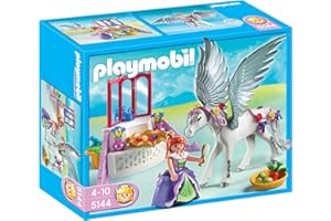 Playmobil - 5144 - Jeu de Construction - Cheval ailé et Coiffeuse de Princesse
