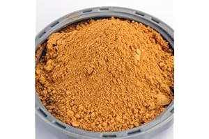 @tec Pigment Powder, Iron Oxide, Oxide Paint - 100 g in Bag Colour Pigments, Dry Paint for Concrete, Epoxy Resin + Wall - Colour: Ochre/Sandstone Colour